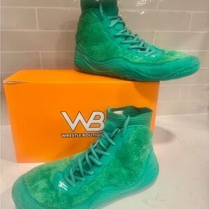 Wrestle Boutique Grinch Limited Edition Wrestling Shoes!